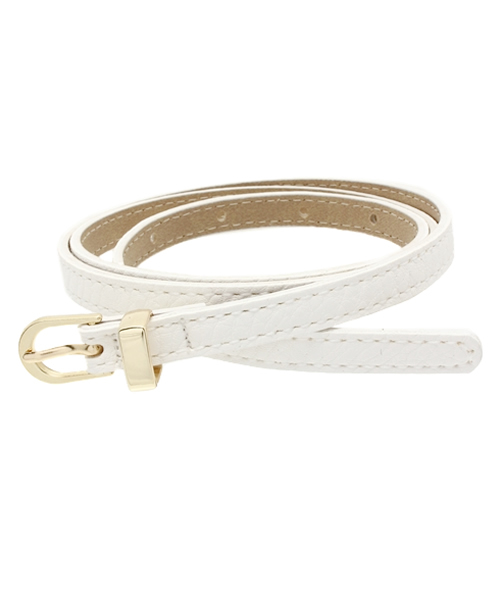 Chico（チコ）の「細ベルト（ベルト・レディース・ホワイト/ブルー/ブラウン・FREE）」の2枚目の写真