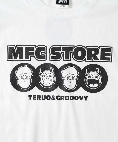 MFC STORE（エムエフシーストア）の「akiyama x Grooovy x MFC STORE DRIP LOGO S/S TEE（Tシャツ/カットソー・メンズ・ホワイト/ブラック・M/XL/S/L/XXL）」の8枚目の写真