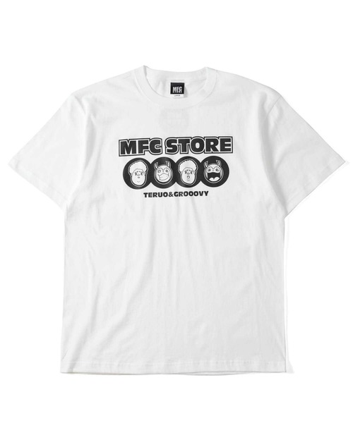 MFC STORE（エムエフシーストア）の「akiyama x Grooovy x MFC STORE DRIP LOGO S/S TEE（Tシャツ/カットソー・メンズ・ホワイト/ブラック・M/XL/S/L/XXL）」の6枚目の写真