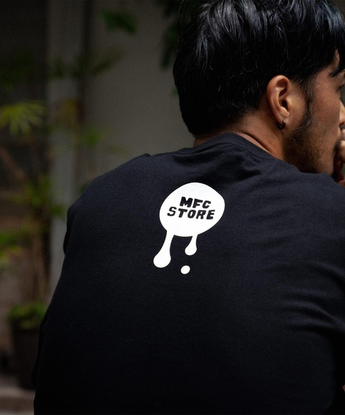 MFC STORE（エムエフシーストア）の「akiyama x Grooovy x MFC STORE DRIP LOGO S/S TEE（Tシャツ/カットソー・メンズ・ホワイト/ブラック・M/XL/S/L/XXL）」の5枚目の写真