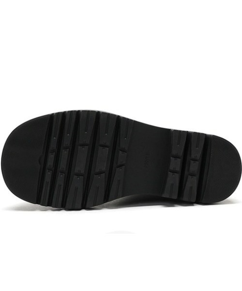 .KOM（ドットコム）の「A'GEM/9 × .kom『.kom/ドットケーオーエム』フェイクレザー バックジップエンジニアブーツ（ブーツ・レディース・ホワイト/ブラック・23.0cm/23.5㎝/22.5㎝/24.0cm/24.5㎝）」の12枚目の写真