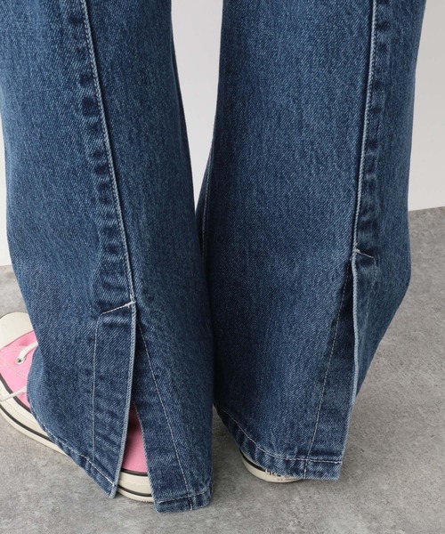 RAGEBLUE(レイジブルー)の「バックスリット/デニムパンツ(デニムパンツ・レディース・ブラック/ブルー・FREE)」の19枚目の写真