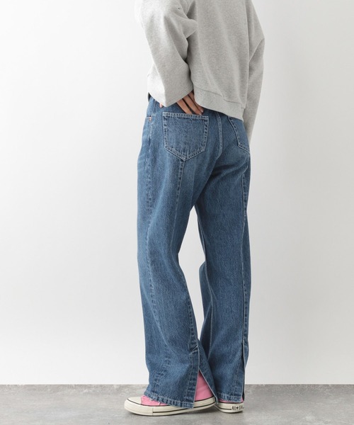 RAGEBLUE(レイジブルー)の「バックスリット/デニムパンツ(デニムパンツ・レディース・ブラック/ブルー・FREE)」の13枚目の写真