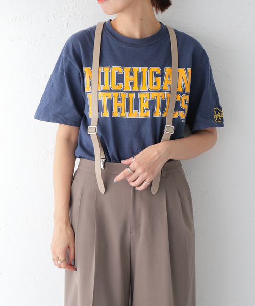 SLOBE IENA(スローブイエナ)の「【LEFIJE/レフィージェ】 レザーサスペンダー(サスペンダー・レディース・ベージュ系その他・FREE)」の2枚目の写真