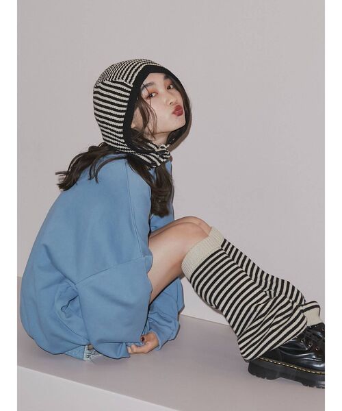 jouetie（ジュエティ）の「レッグウォーマー（レッグウォーマー・レディース・アイボリー/ピンク/グリーン/ブルー・FREE）」の8枚目の写真