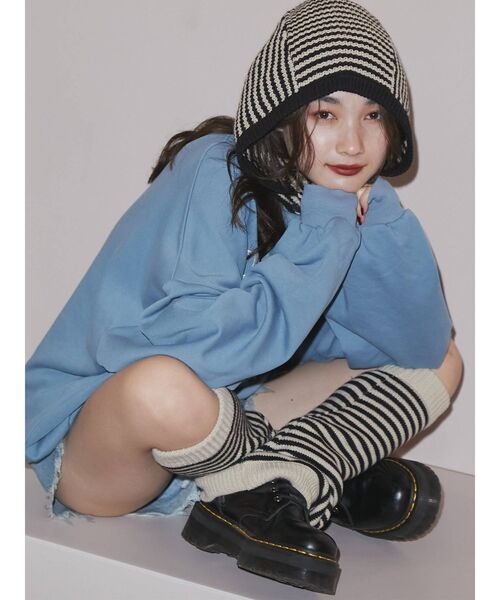 jouetie（ジュエティ）の「レッグウォーマー（レッグウォーマー・レディース・アイボリー/ピンク/グリーン/ブルー・FREE）」の16枚目の写真