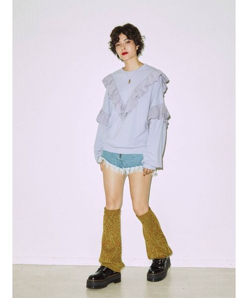 jouetie（ジュエティ）の「レッグウォーマー（レッグウォーマー・レディース・アイボリー/ピンク/グリーン/ブルー・FREE）」の20枚目の写真