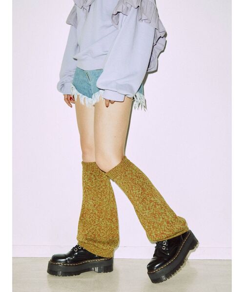 jouetie（ジュエティ）の「レッグウォーマー（レッグウォーマー・レディース・アイボリー/ピンク/グリーン/ブルー・FREE）」の10枚目の写真