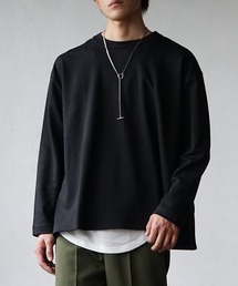 【MinoriTY】Aラインテントライクカットソー 長袖ロンT メンズ 無地 秋服