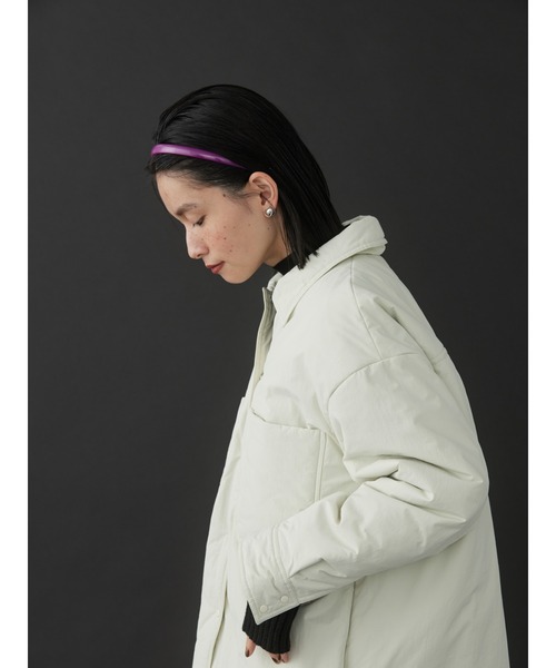 AMERICAN HOLIC(アメリカンホリック)の「あったかWポケット中綿ジャケット(ナイロンジャケット・レディース・アイボリー・M/L)」の17枚目の写真