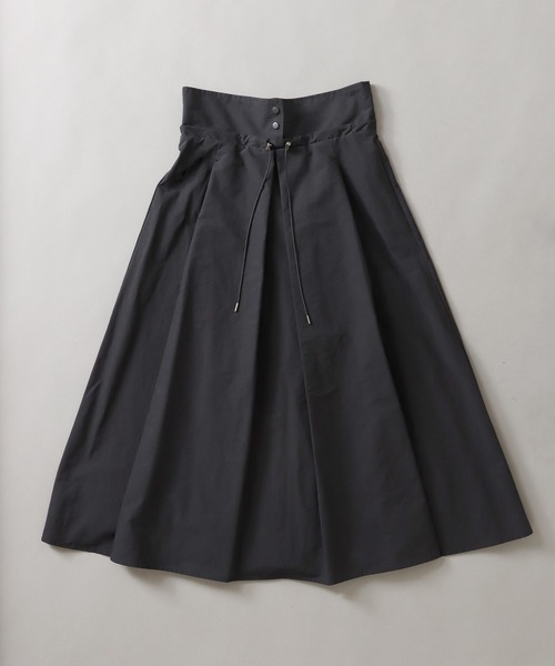 DRESSLAVE(ドレスレイブ)の「powdery weather cross skirt(パウダリーウェザークロススカート)(スカート・レディース・ベージュ/ブラック・36/38)」の2枚目の写真