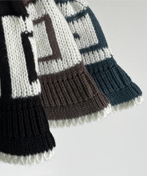 wee9s（ウィークス）の「RAMEN HAT / ラーメンニットバケットハット（ハット・レディース・チャコール/ブルー/ブラック・FREE）」の9枚目の写真