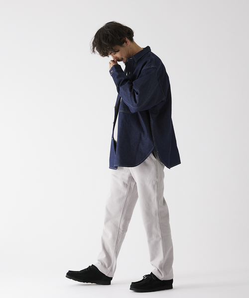 JOURNAL STANDARD relume(ジャーナルスタンダード レリューム)の「RSW デニム CPO シャツ(シャツ/ブラウス・メンズ・ネイビー/ブルー・MEDIUM/LARGE)」の11枚目の写真