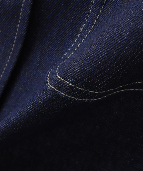 JOURNAL STANDARD relume(ジャーナルスタンダード レリューム)の「RSW デニム CPO シャツ(シャツ/ブラウス・メンズ・ネイビー/ブルー・MEDIUM/LARGE)」の6枚目の写真