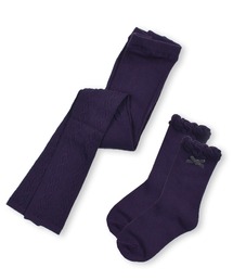 BeBe/ケーブル編みレギンスセット(80~140cm)