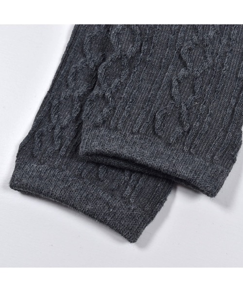 BeBe（ベベ）の「BeBe/ケーブル編みレギンスセット(80~140cm)（レギンス/スパッツ・キッズ・グレー/パープル・X-SMALL/SMALL/MEDIUM/LARGE）」の11枚目の写真