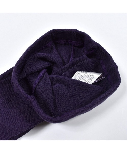 BeBe（ベベ）の「BeBe/ケーブル編みレギンスセット(80~140cm)（レギンス/スパッツ・キッズ・グレー/パープル・X-SMALL/SMALL/MEDIUM/LARGE）」の5枚目の写真