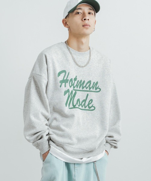 Rocky Monroe（ロッキーモンロー）の「オーバーサイズ 裏起毛クルーネックプリントスウェットトレーナー（スウェット・メンズ・ネイビー/ホワイト/グリーン/ブラック/アッシュ/グレー・L/XL/M）」の11枚目の写真