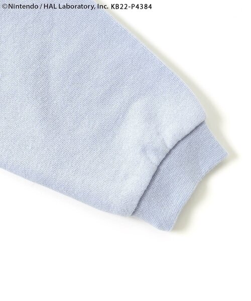 apres les cours（アプレレクール）の「カービィ 4色4柄トレーナー（スウェット・キッズ・ベビーピンク/サックスブルー/イエロー/オフホワイト・80/90/100/110/120/130）」の9枚目の写真