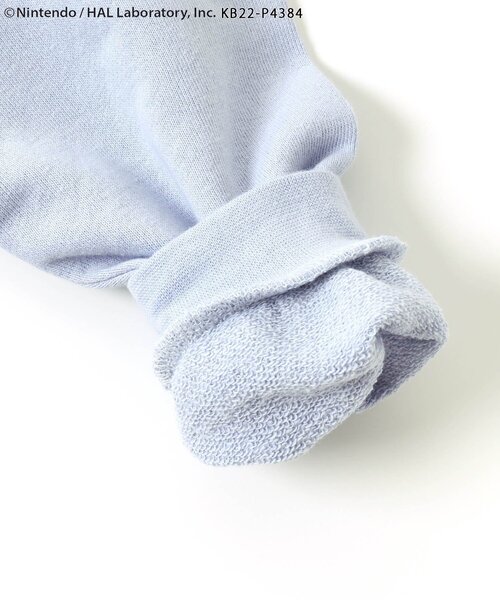 apres les cours（アプレレクール）の「カービィ 4色4柄トレーナー（スウェット・キッズ・ベビーピンク/サックスブルー/イエロー/オフホワイト・80/90/100/110/120/130）」の10枚目の写真