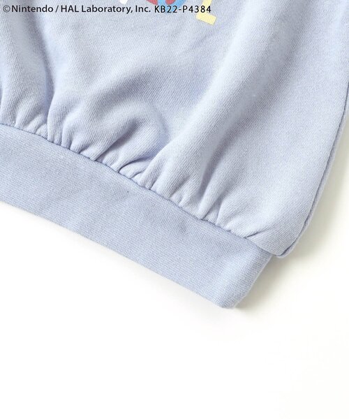 apres les cours（アプレレクール）の「カービィ 4色4柄トレーナー（スウェット・キッズ・ベビーピンク/サックスブルー/イエロー/オフホワイト・80/90/100/110/120/130）」の11枚目の写真