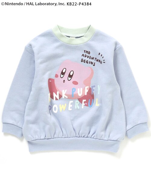 apres les cours（アプレレクール）の「カービィ 4色4柄トレーナー（スウェット・キッズ・ベビーピンク/サックスブルー/イエロー/オフホワイト・80/90/100/110/120/130）」の13枚目の写真