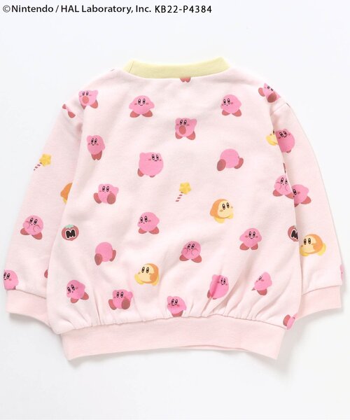 apres les cours（アプレレクール）の「カービィ 4色4柄トレーナー（スウェット・キッズ・ベビーピンク/サックスブルー/イエロー/オフホワイト・80/90/100/110/120/130）」の14枚目の写真