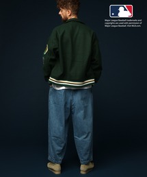 SKOOKUM（スクーカム）の「MLB COOPERSTOWN OA ワッペンスタジャン