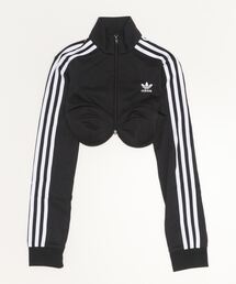 (美品) adidas MONO ジェレミースコット　CROP TT ブラック Adidas x Jeremy Scott Mono Crop Track Top Black | END. (US)