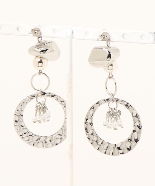 tone（トーン）の「【Astyle】シルバーラウンドパールピアス(MA)（ピアス（両耳用）・レディース・シルバー・FREE）」の4枚目の写真