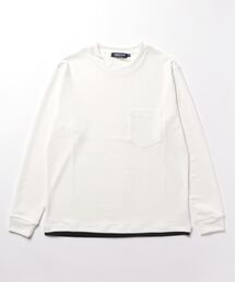 UNION STATION | 冷感インレイ梨地長袖Tシャツ(Tシャツ/カットソー)