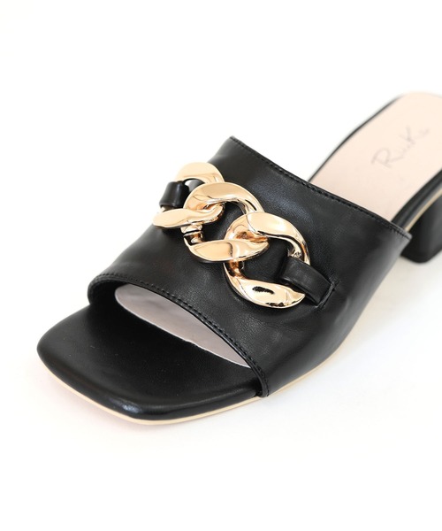 【RiiiKa/リーカ】チェーンミュールサンダル（サンダル）｜RiiiKa（リーカ）