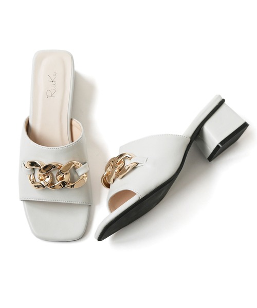 【RiiiKa/リーカ】チェーンミュールサンダル（サンダル）｜RiiiKa（リーカ）