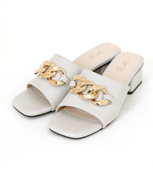 【RiiiKa/リーカ】チェーンミュールサンダル（サンダル）｜RiiiKa（リーカ）