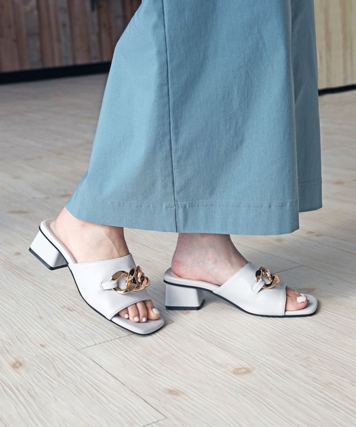 【RiiiKa/リーカ】チェーンミュールサンダル（サンダル）｜RiiiKa（リーカ）