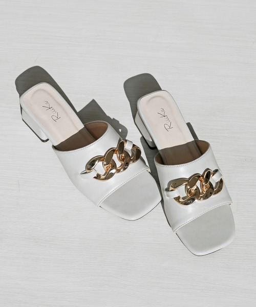 【RiiiKa/リーカ】チェーンミュールサンダル（サンダル）｜RiiiKa（リーカ）