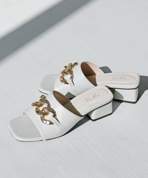 【RiiiKa/リーカ】チェーンミュールサンダル（サンダル）｜RiiiKa（リーカ）