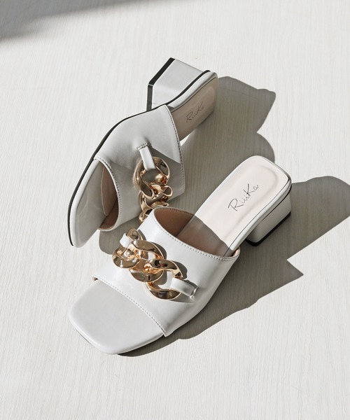 【RiiiKa/リーカ】チェーンミュールサンダル（サンダル）｜RiiiKa（リーカ）