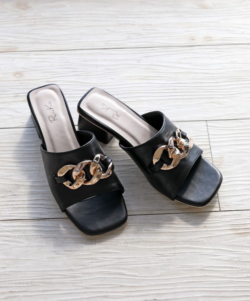 【RiiiKa/リーカ】チェーンミュールサンダル（サンダル）｜RiiiKa（リーカ）