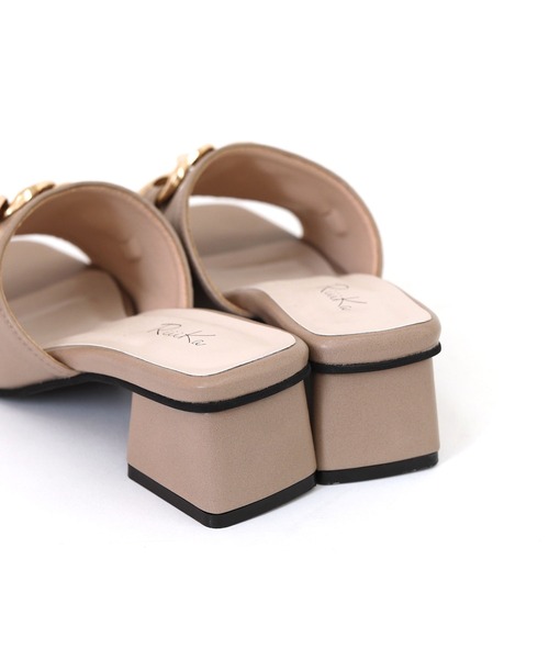 【RiiiKa/リーカ】チェーンミュールサンダル（サンダル）｜RiiiKa（リーカ）