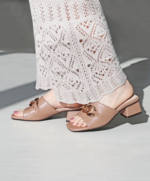 【RiiiKa/リーカ】チェーンミュールサンダル（サンダル）｜RiiiKa（リーカ）