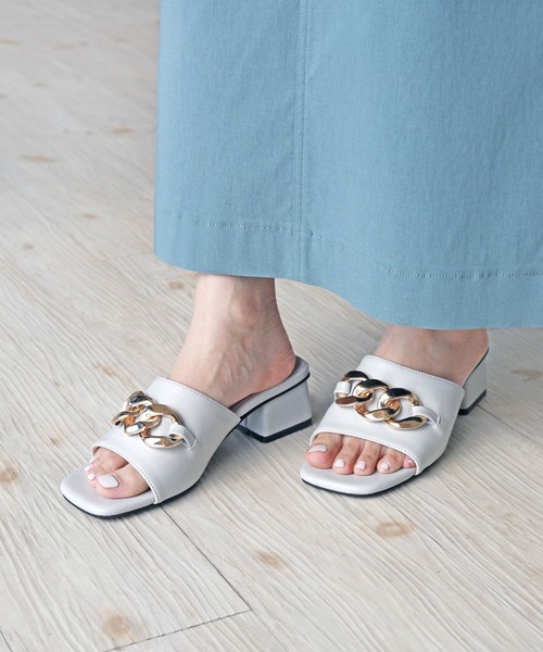 【RiiiKa/リーカ】チェーンミュールサンダル（サンダル）｜RiiiKa（リーカ）