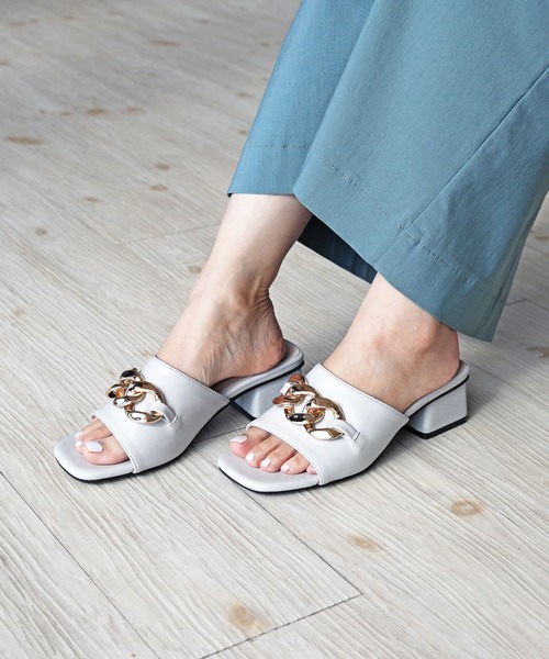 【RiiiKa/リーカ】チェーンミュールサンダル（サンダル）｜RiiiKa（リーカ）