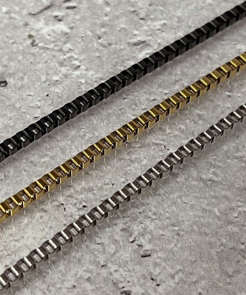 SBG（エスビー）の「SBG ベネチアンチェーンブレスレット（ブレスレット・メンズ・シルバー系その他/ゴールド/ゴールド系その他/ブラック/ブラック系その他/シルバー・19cm）」の20枚目の写真