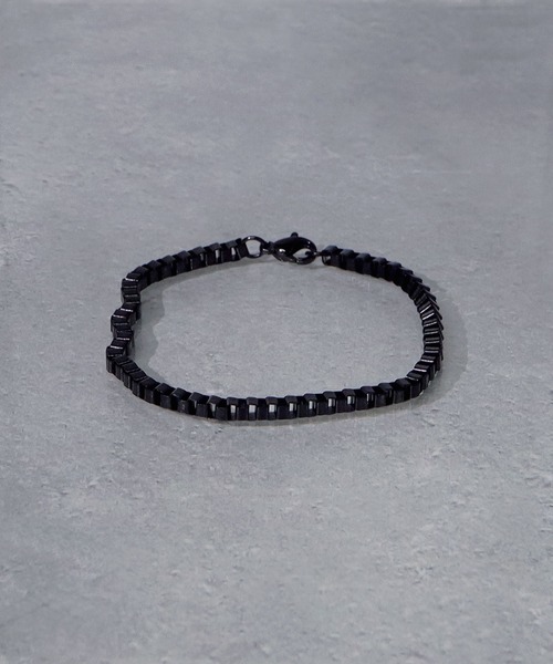 SBG（エスビー）の「SBG ベネチアンチェーンブレスレット（ブレスレット・メンズ・シルバー系その他/ゴールド/ゴールド系その他/ブラック/ブラック系その他/シルバー・19cm）」の17枚目の写真