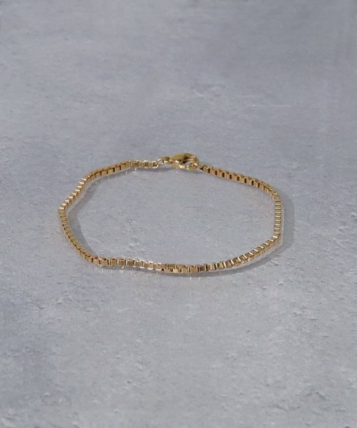 SBG（エスビー）の「SBG ベネチアンチェーンブレスレット（ブレスレット・メンズ・シルバー系その他/ゴールド/ゴールド系その他/ブラック/ブラック系その他/シルバー・19cm）」の14枚目の写真