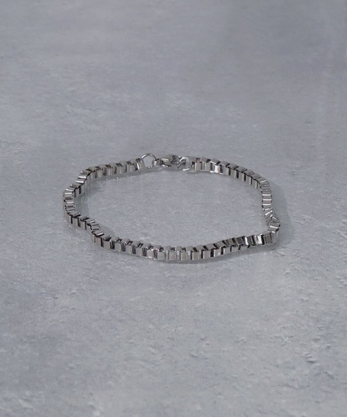 SBG（エスビー）の「SBG ベネチアンチェーンブレスレット（ブレスレット・メンズ・シルバー系その他/ゴールド/ゴールド系その他/ブラック/ブラック系その他/シルバー・19cm）」の13枚目の写真