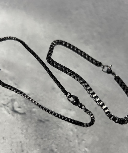 SBG（エスビー）の「SBG ベネチアンチェーンブレスレット（ブレスレット・メンズ・シルバー系その他/ゴールド/ゴールド系その他/ブラック/ブラック系その他/シルバー・19cm）」の12枚目の写真