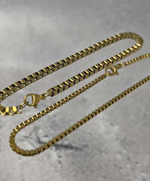 SBG（エスビー）の「SBG ベネチアンチェーンブレスレット（ブレスレット・メンズ・シルバー系その他/ゴールド/ゴールド系その他/ブラック/ブラック系その他/シルバー・19cm）」の19枚目の写真