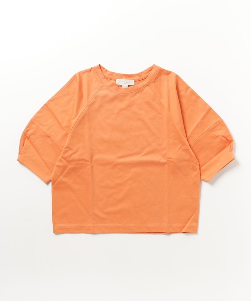 B:MING by BEAMS(ビーミングバイビームス)の「シルケット ワイドスリーブ Tシャツ(Tシャツ/カットソー・レディース・ミント/ブルー系/オレンジ/ピンク/オフホワイト/ホワイト×ブラック/ホワイト×ブルー/ブラック/その他2/その他4・FREE)」の8枚目の写真